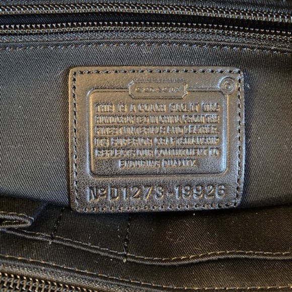 COACH Candace Legacy Carryall Leather Tote Satchel Handbag - Picture 5 of 5